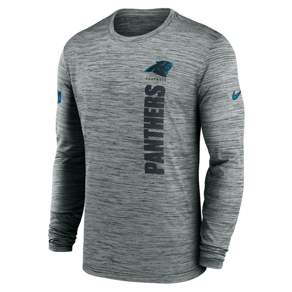 Sideline Velocity Dri-FIT Long Sleeve T-Shirt - Carolina Panthers