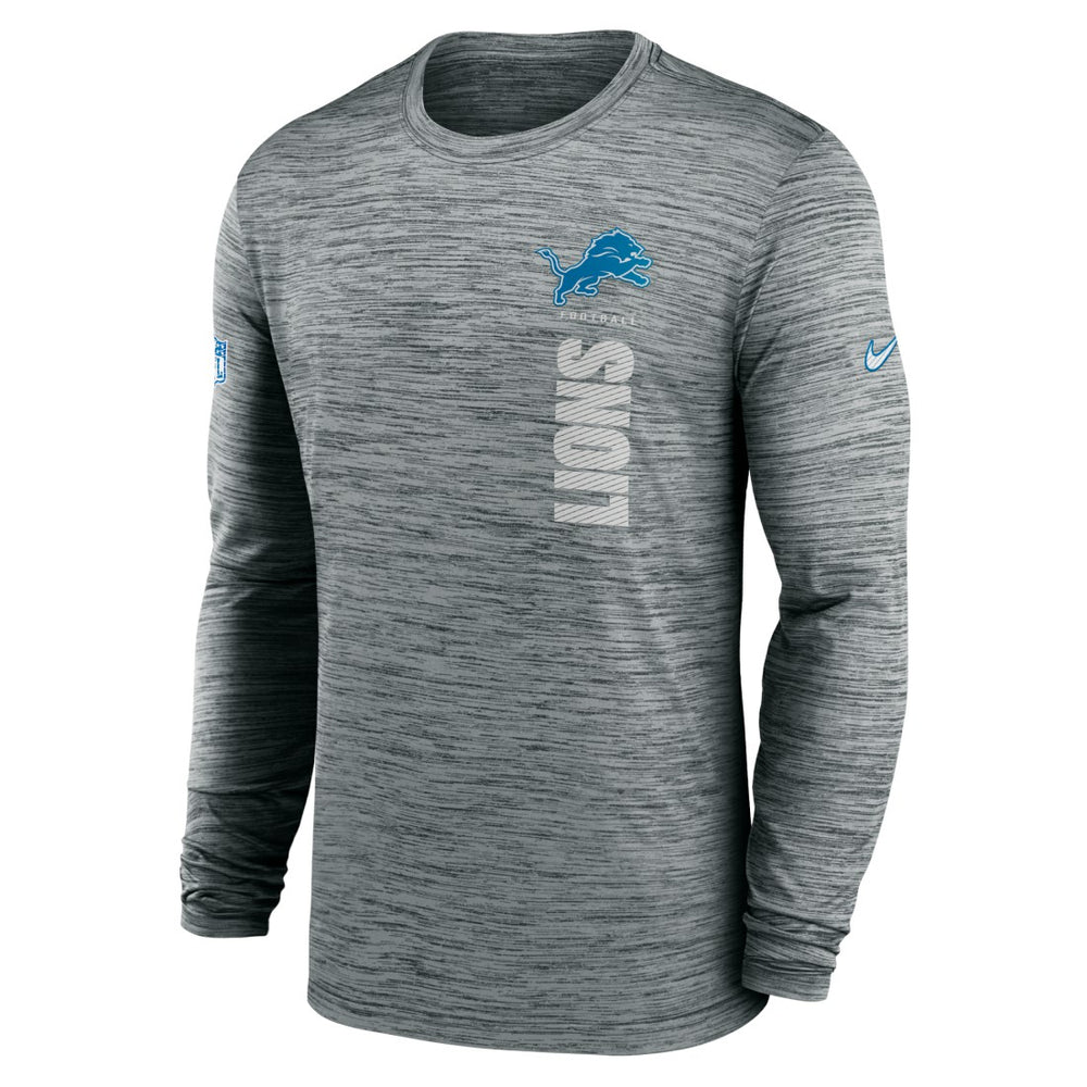 Sideline Velocity Dri-FIT Long Sleeve T-Shirt - Detroit Lions