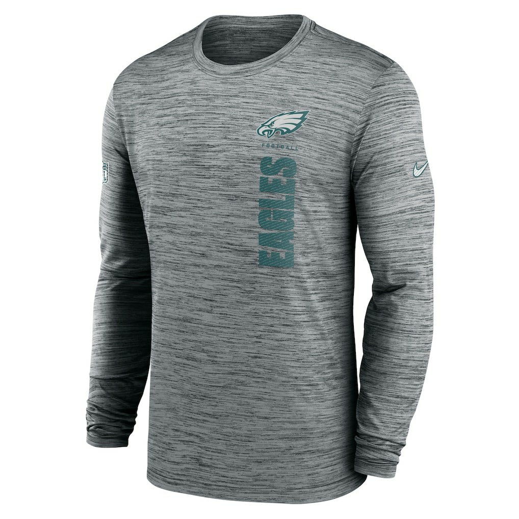 Sideline Velocity Dri-FIT Long Sleeve T-Shirt - Philadelphia Eagles
