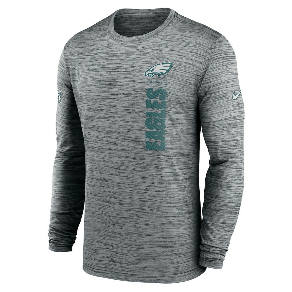 Sideline Velocity Dri-FIT Long Sleeve T-Shirt - Philadelphia Eagles