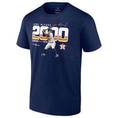 MLB Jose Altuve Houston Astros Fanatics 2,000 Career Hits T-Shirt