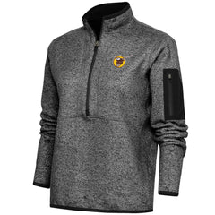 MLB San Diego Padres Antigua Women's Cooperstown Logo Fortune Quarter-Zip Pullover Jacket