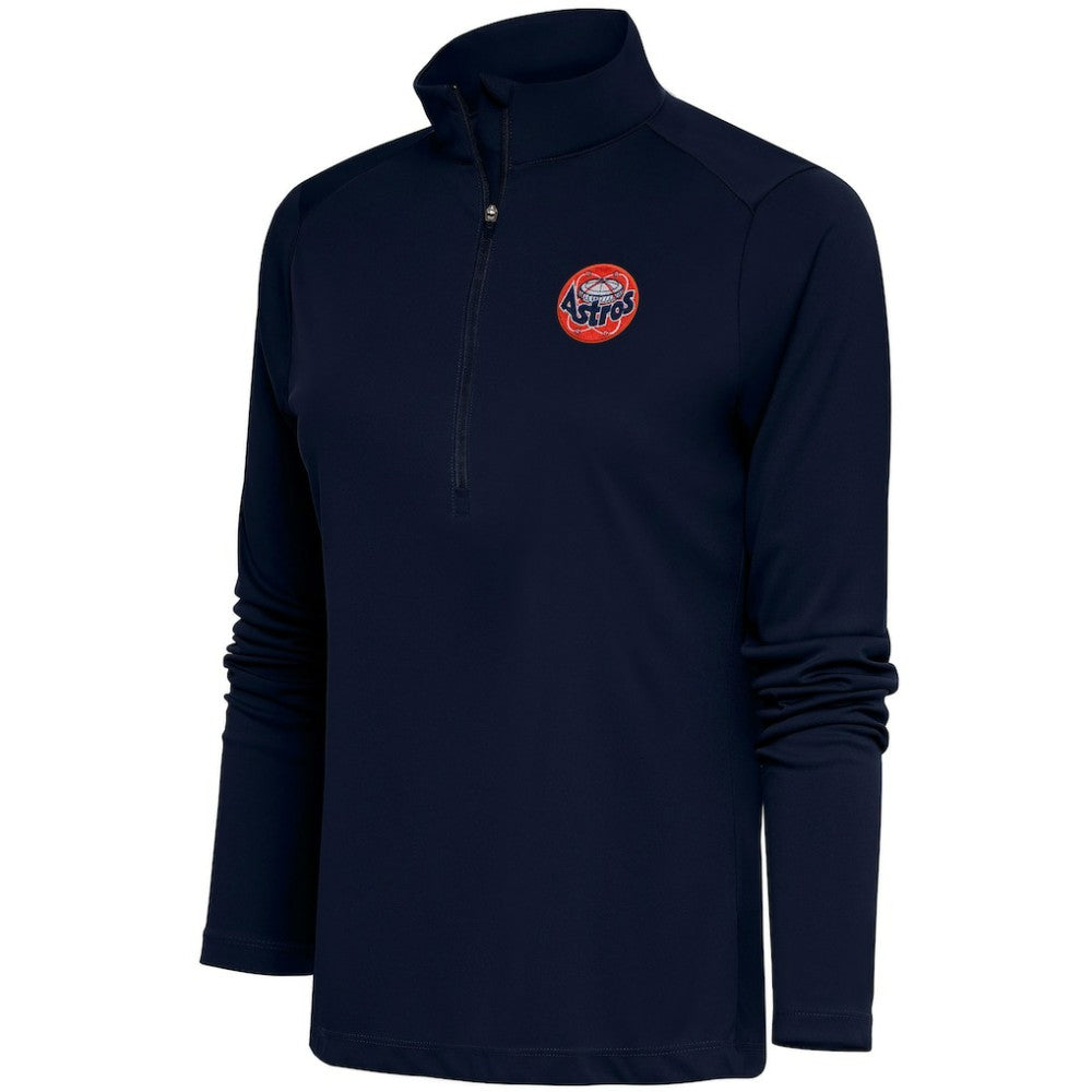 MLB Houston Astros Antigua Women's Cooperstown Tribute Half-Zip Pullover Top