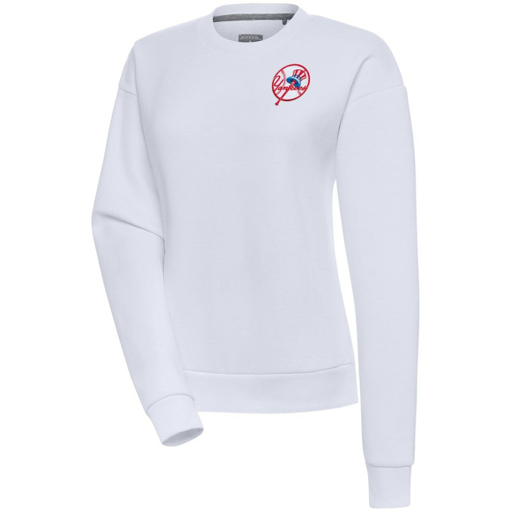 MLB New York Yankees Antigua Women's Cooperstown Victory Crewneck Pullover Sweatshirt