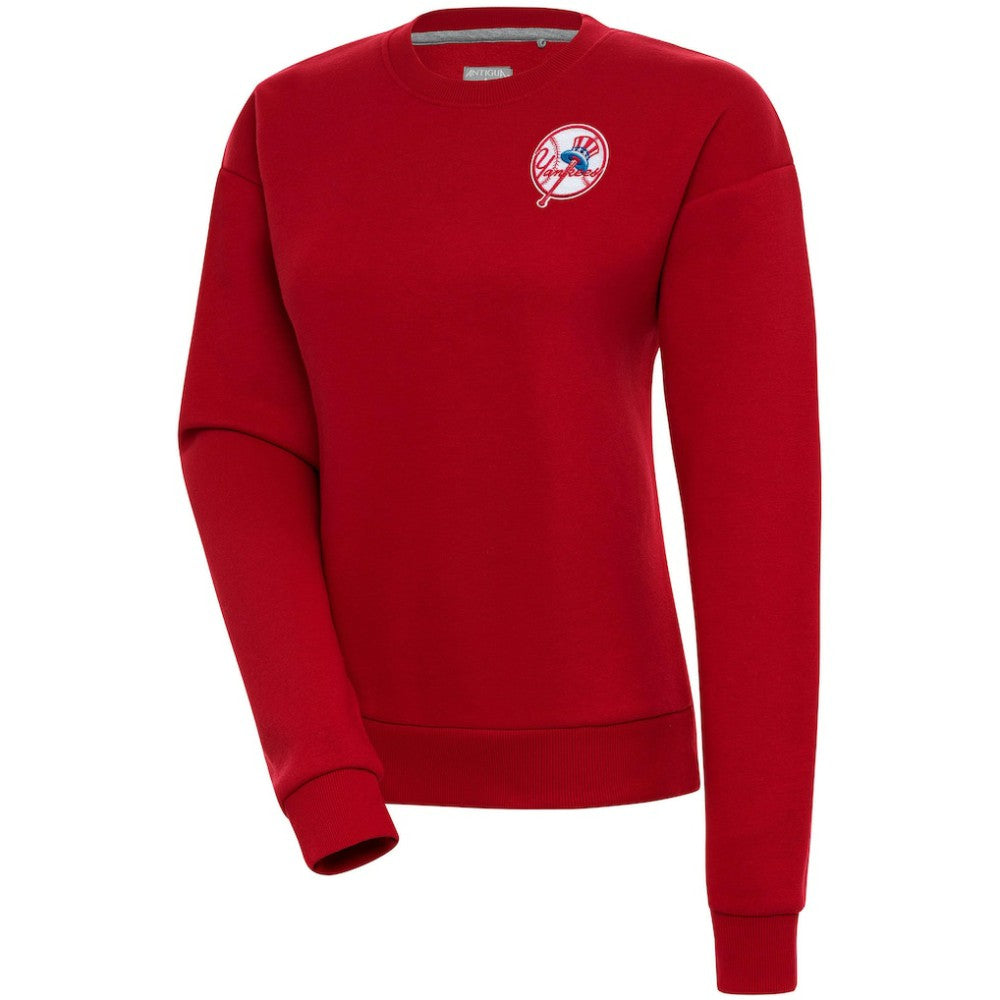 MLB New York Yankees Antigua Women's Cooperstown Victory Crewneck Pullover Sweatshirt