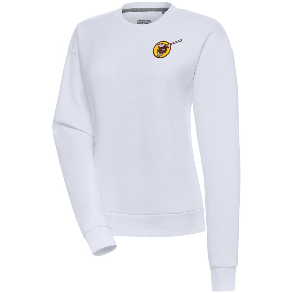 MLB San Diego Padres Antigua Women's Cooperstown Victory Crewneck Pullover Sweatshirt