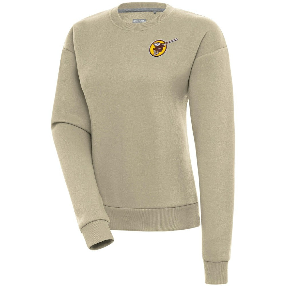 MLB San Diego Padres Antigua Women's Cooperstown Victory Crewneck Pullover Sweatshirt
