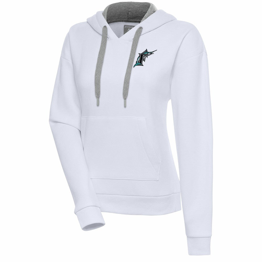 MLB Florida Marlins Antigua Women's Cooperstown Victory Pullover Hoodie