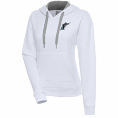 MLB Florida Marlins Antigua Women's Cooperstown Victory Pullover Hoodie