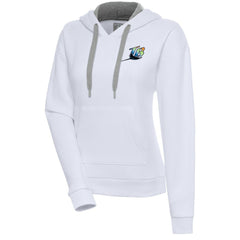 MLB Tampa Bay Rays Antigua Women's Cooperstown Victory Pullover Hoodie