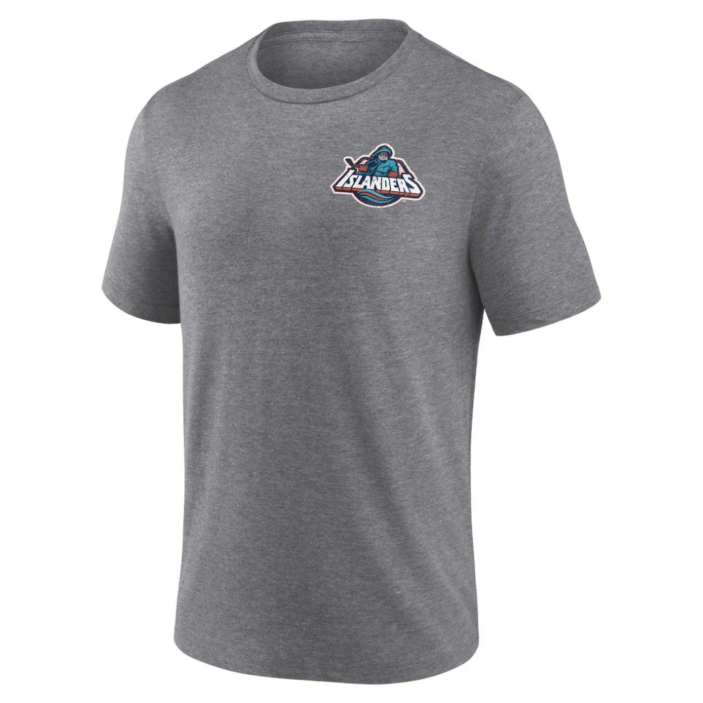 NHL Heather Gray New York Islanders Winger Tri-Blend T-Shirt
