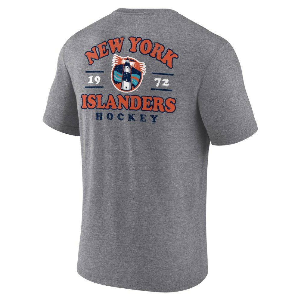 NHL Heather Gray New York Islanders Winger Tri-Blend T-Shirt