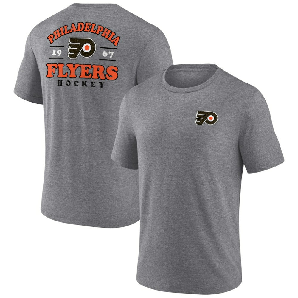 NHL Heather Gray Philadelphia Flyers Winger Tri-Blend T-Shirt