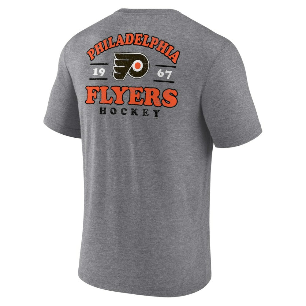 NHL Heather Gray Philadelphia Flyers Winger Tri-Blend T-Shirt