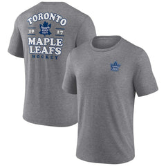 NHL Heather Gray Toronto Maple Leafs Winger Tri-Blend T-Shirt