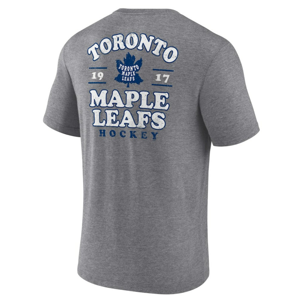 NHL Heather Gray Toronto Maple Leafs Winger Tri-Blend T-Shirt