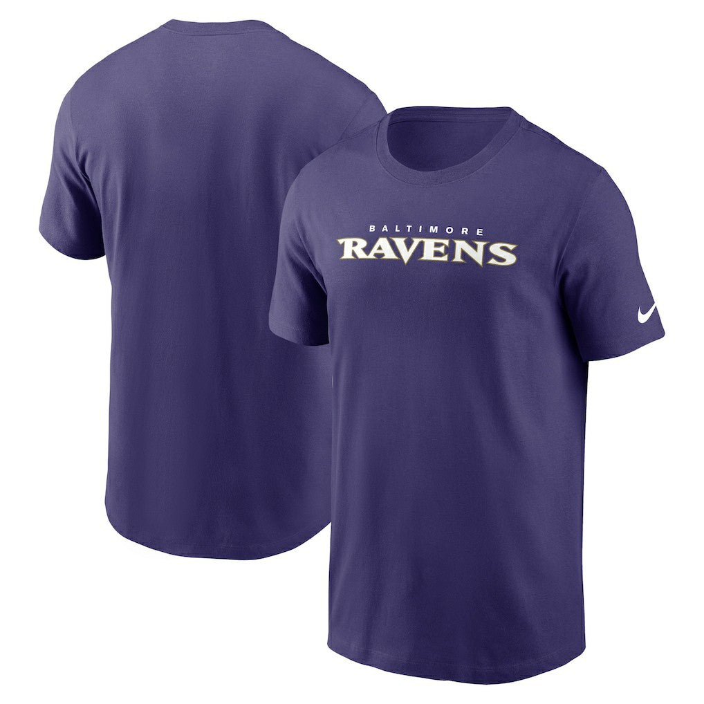 Primetime Wordmark Essential T-Shirt - Baltimore Ravens