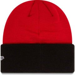 AC Milan New Era Youth Wordmark Cuffed Knit Hat - New Era Red