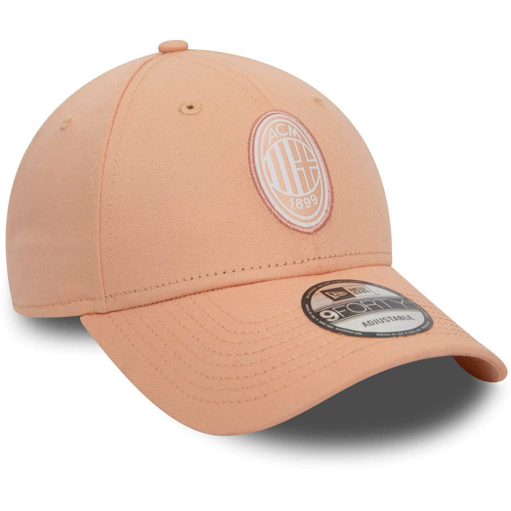 AC Milan New Era Seasonal 9FORTY Adjustable Hat - New Era Pink