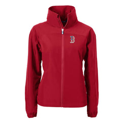 MLB Boston Red Sox Cutter & Buck Women's Charter Eco Recycled Full-Zip Jacket