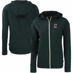 MLB Cleveland Guardians Cutter & Buck Women's Daybreak Eco Recycled Full-Zip Hoodie
