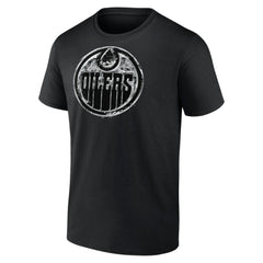 NHL Black Edmonton Oilers Iced Out T-Shirt
