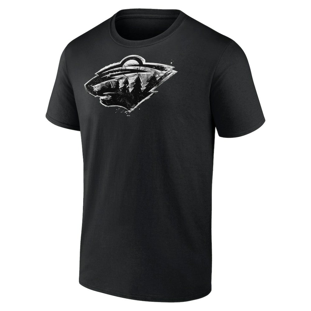 NHL Black Minnesota Wild Iced Out T-Shirt