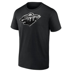 NHL Black Minnesota Wild Iced Out T-Shirt