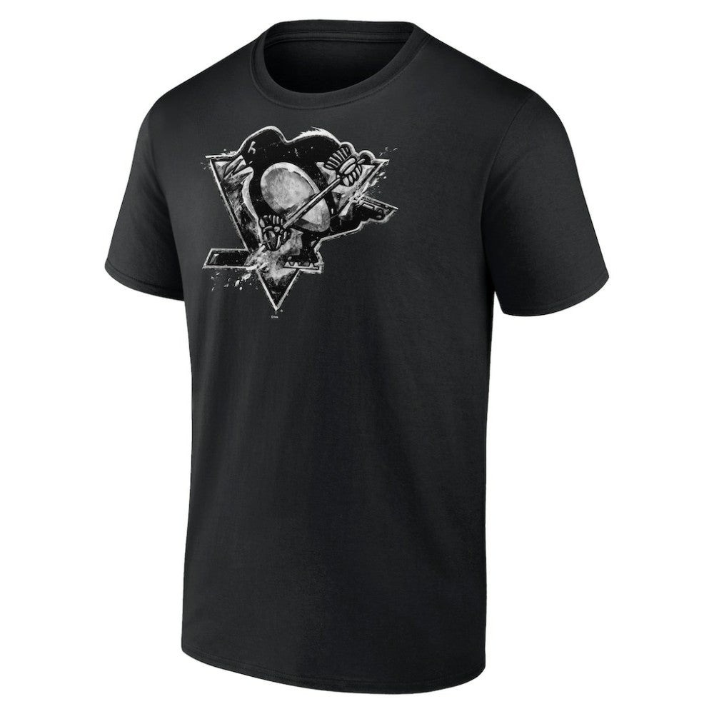 NHL Black Pittsburgh Penguins Iced Out T-Shirt