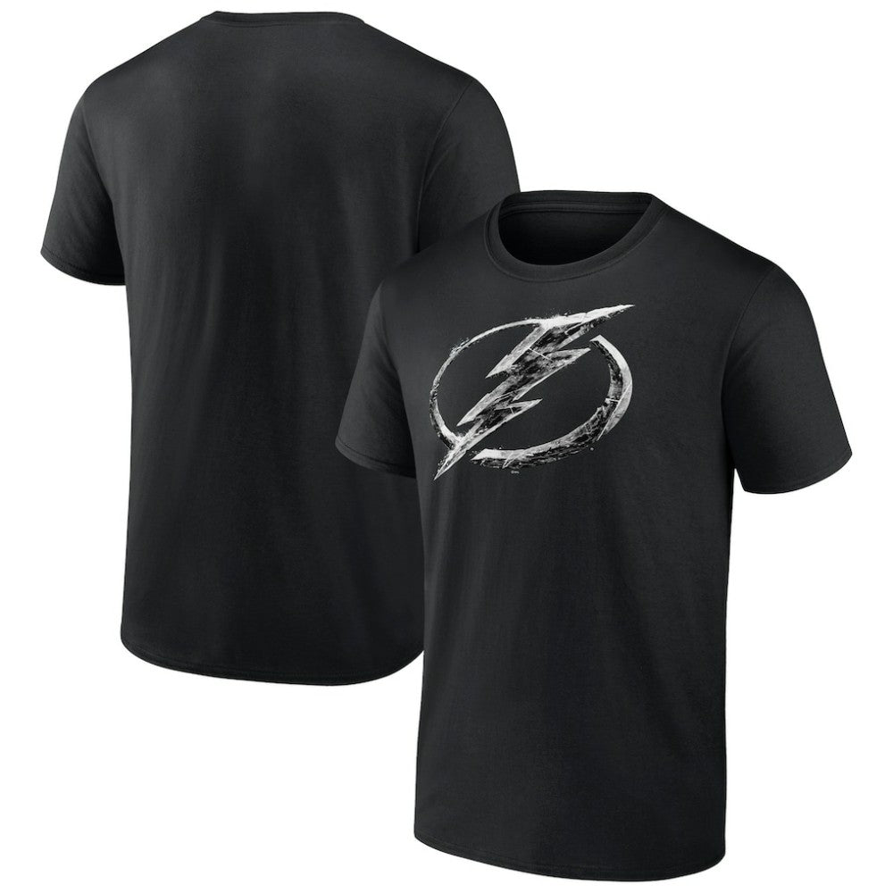NHL Black Tampa Bay Lightning Iced Out T-Shirt