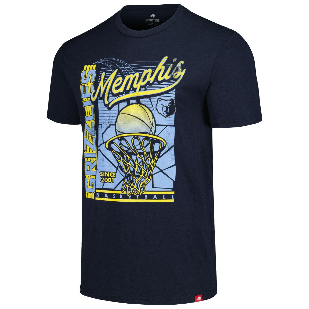 NBA Memphis Grizzlies Sportiqe Unisex Swish Super-Soft Comfy Tri-Blend T-Shirt