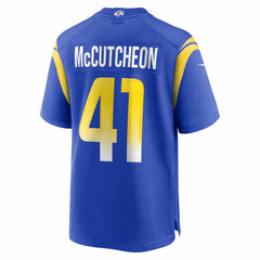 Cameron McCutcheon  Game Jersey - Los Angeles Rams