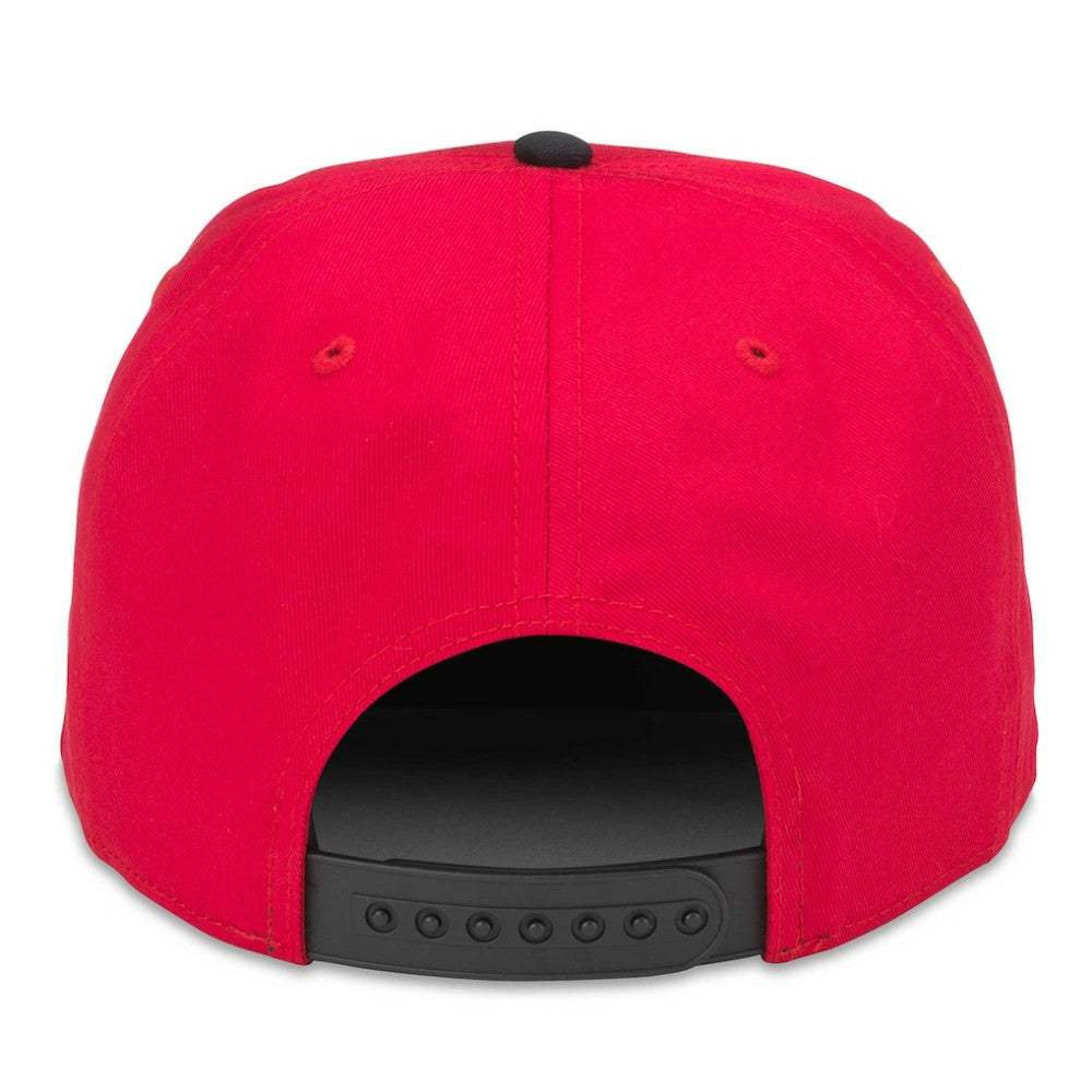NHL Red/Black Detroit Red Wings American Needle Roscoe Washed Twill Adjustable Hat