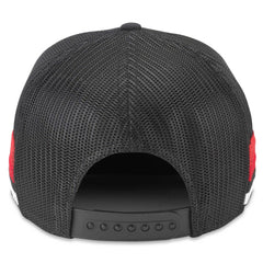 NHL Black Chicago Blackhawks American Needle HotFoot Stripes Trucker Adjustable Hat