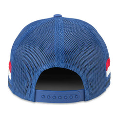 NHL Blue New York Rangers American Needle HotFoot Stripes Trucker Adjustable Hat