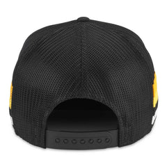 NHL Black Pittsburgh Penguins American Needle HotFoot Stripes Trucker Adjustable Hat