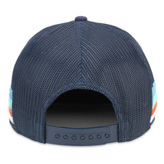 NHL Deep Sea Blue Seattle Kraken American Needle HotFoot Stripes Trucker Adjustable Hat