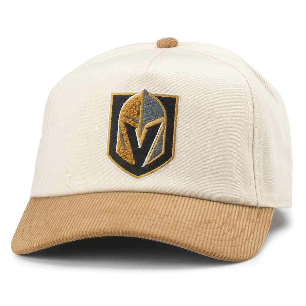 NHL White/Gold Vegas Golden Knights American Needle Burnett Adjustable Hat