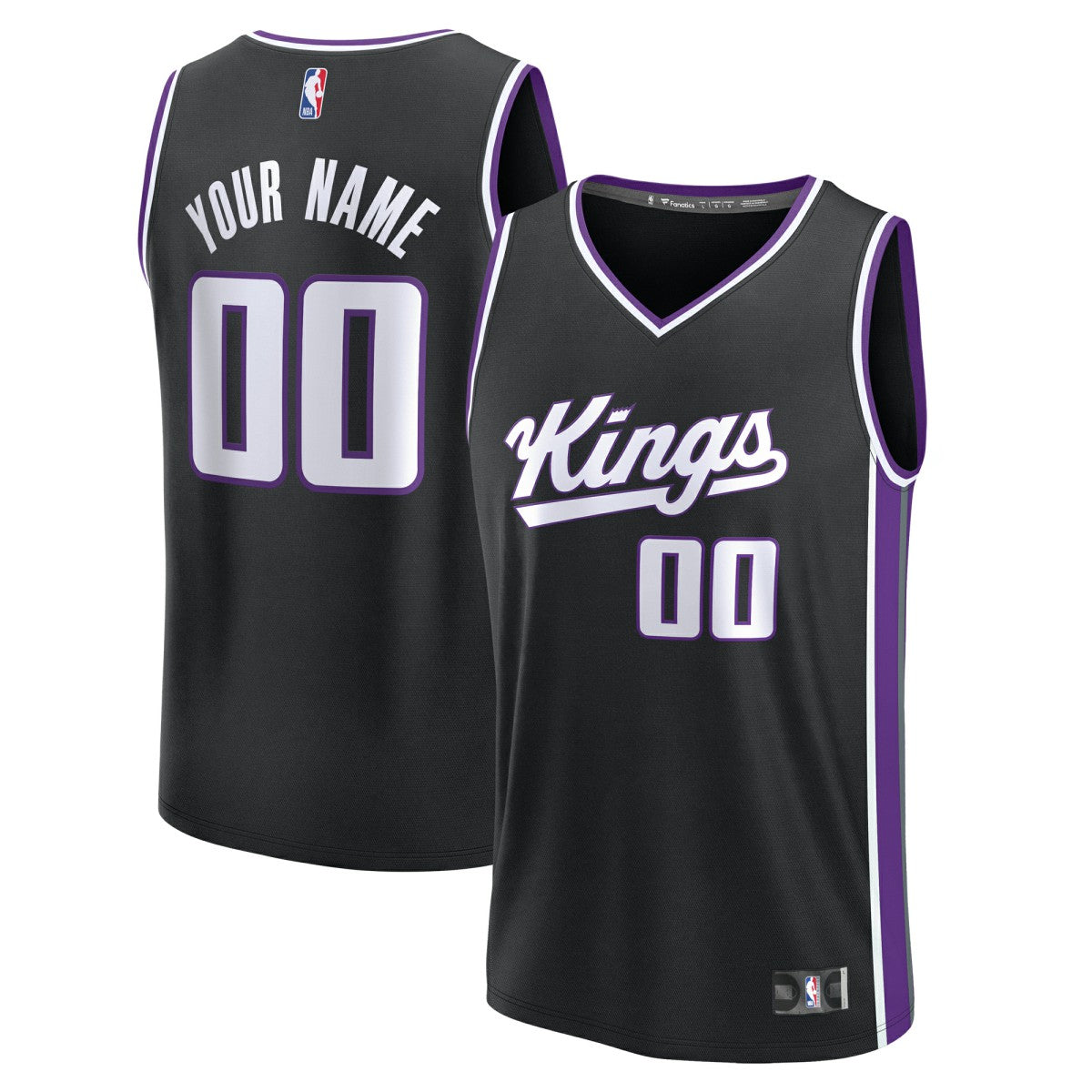 NBA Sacramento Kings Youth Fast Break Custom Replica Jersey