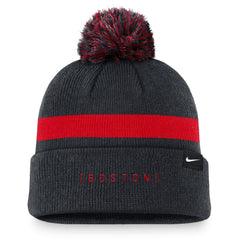 MLB Boston Red Sox Nike Hometown Peak Cuffed Knit Hat with Pom