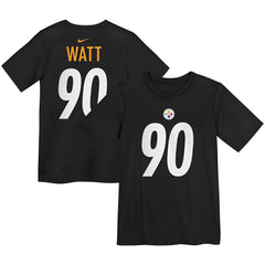 T.J. Watt  Preschool Player Name & Number T-Shirt - Pittsburgh Steelers