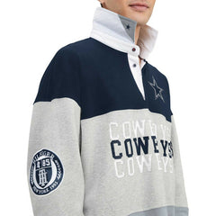 Tommy Hilfiger Connor Oversized Rugby Long Sleeve Polo - Dallas Cowboys