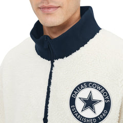Tommy Hilfiger Jordan Sherpa Quarter-Zip Jacket - Dallas Cowboys