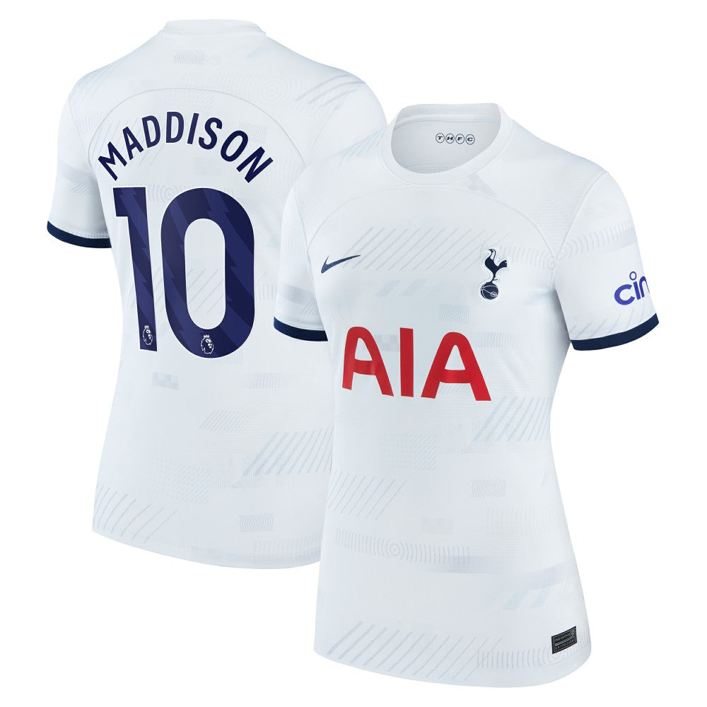 James Maddison Tottenham Hotspur Women's 2023/24 Home Stadium Replica Player Jersey - Nike White