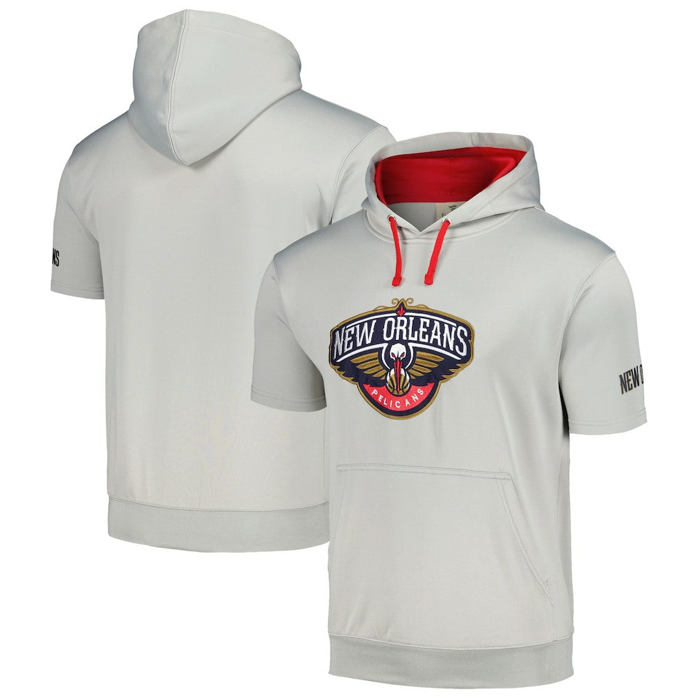 NBA New Orleans Pelicans Short Sleeve Pullover Hoodie