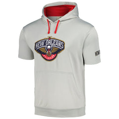 NBA New Orleans Pelicans Short Sleeve Pullover Hoodie
