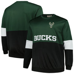 NBA Milwaukee Bucks Big & Tall Split Pullover Sweatshirt