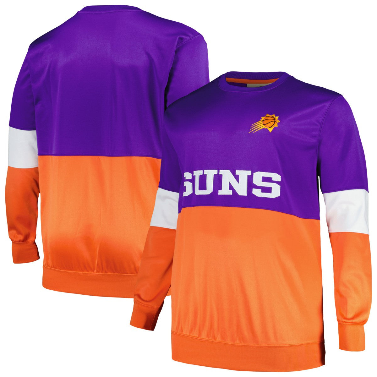 NBA Phoenix Suns Big & Tall Split Pullover Sweatshirt
