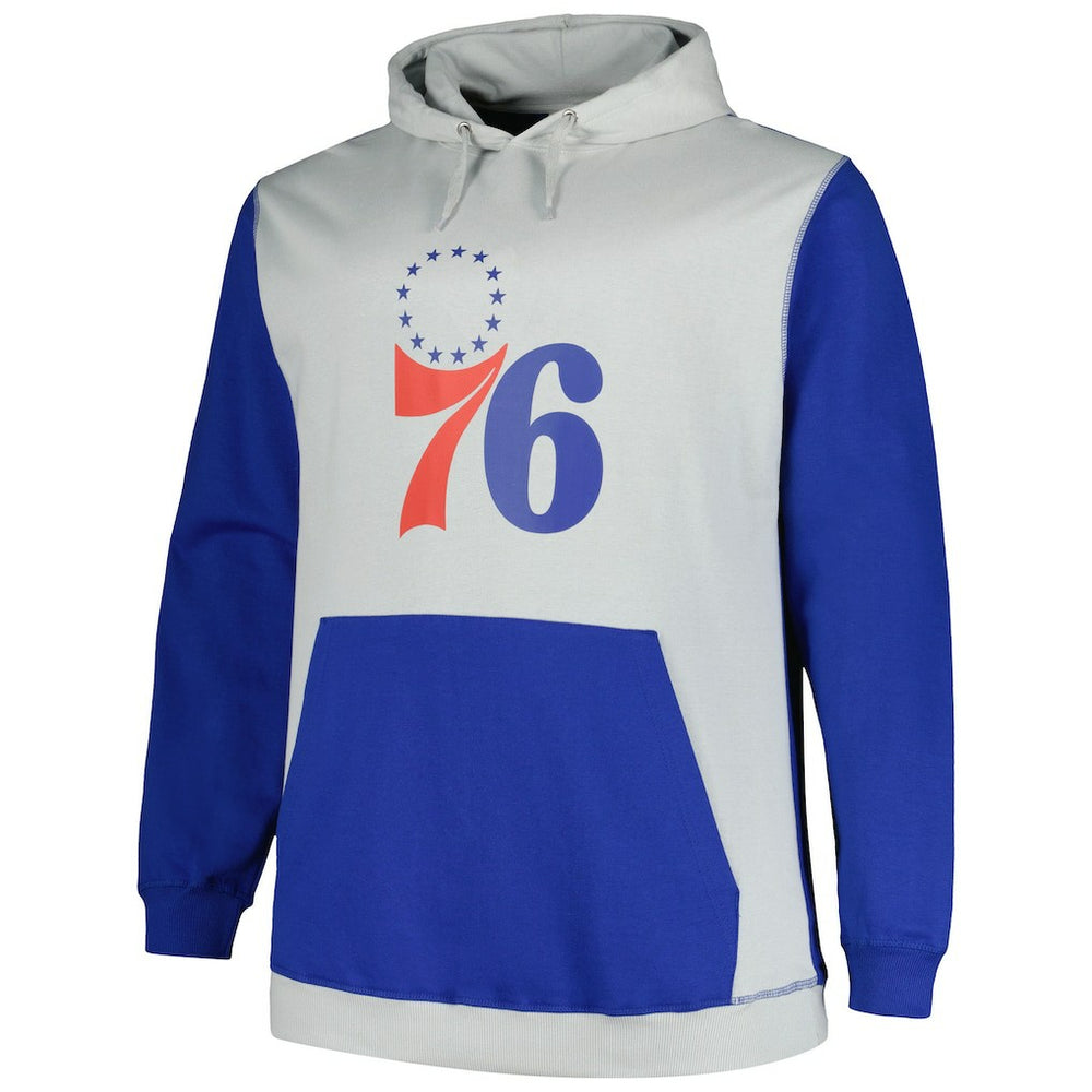 NBA Philadelphia 76ers Big & Tall Primary Arctic Pullover Hoodie