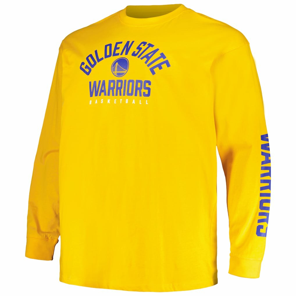 NBA Golden State Warriors Big & Tall Short Sleeve & Long Sleeve T-Shirt Set sale